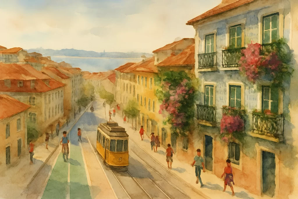 Enquanto o Brasil ainda se perde entre buzinas e congestionamentos, Portugal pedala firme rumo a um futuro mais sustentável, inteligente e humano.