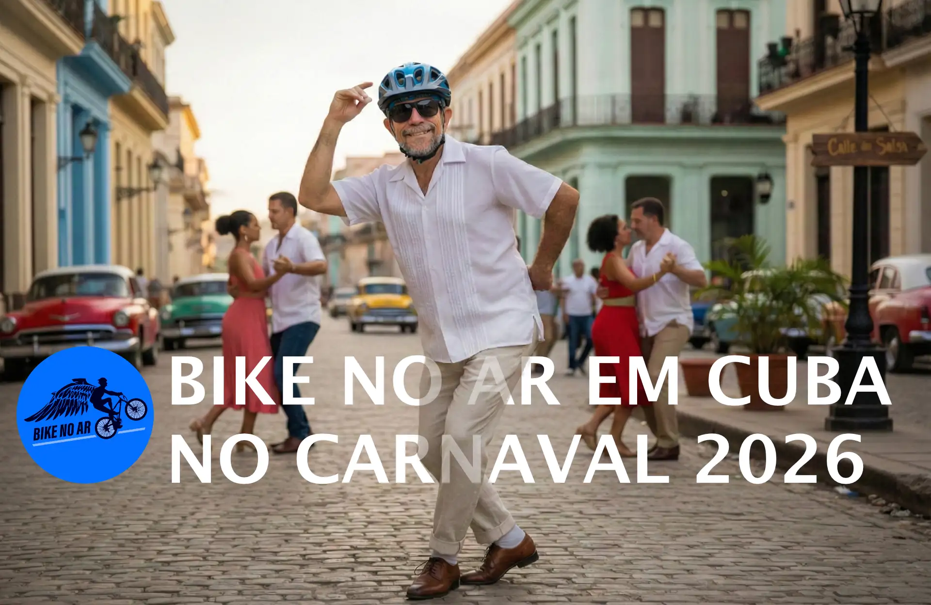 Inácio embarca para uma cicloviagem em Cuba durante o Carnaval 2026. Conheça o roteiro e os detalhes dessa aventura pedalando pelo Caribe.